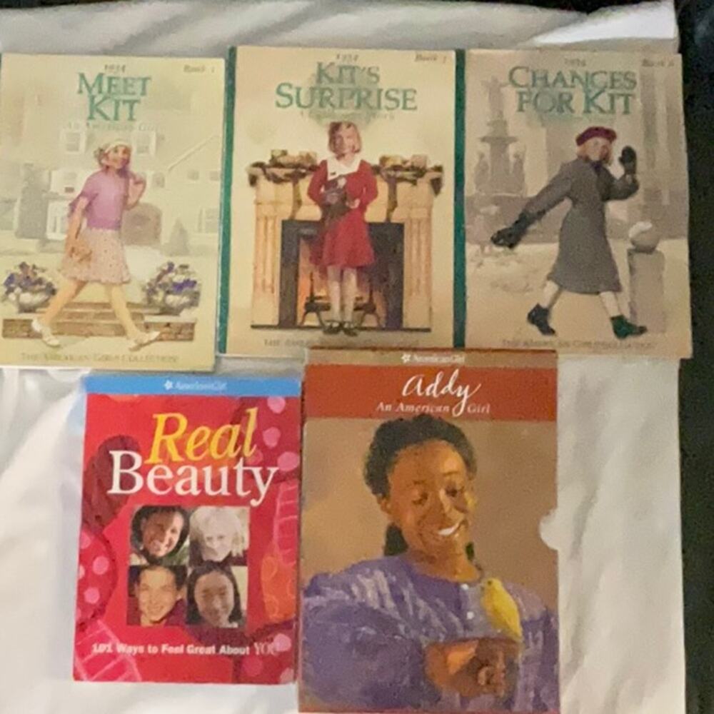 American Girl Book Lot + Collector Box Gifts Birthday Christmas Dolls Heritage